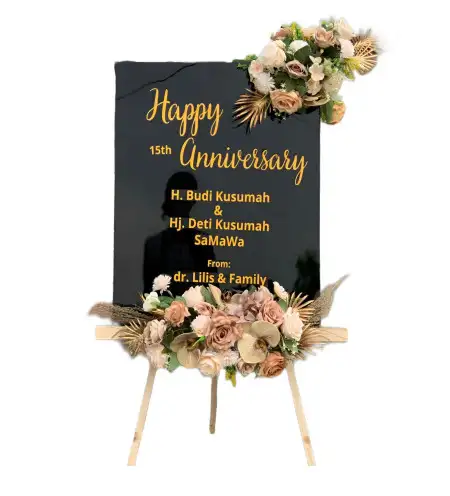 Papan Bunga Akrilik hantara