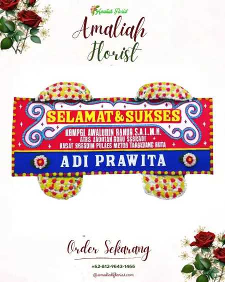 Papan Bunga Ucapan Selamat hantara