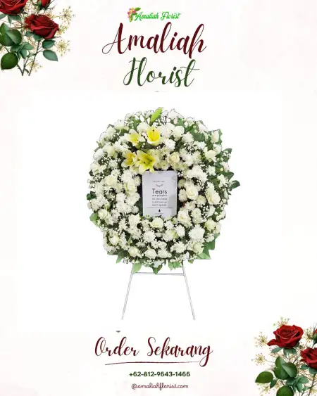 Krans Bunga Duka hantara